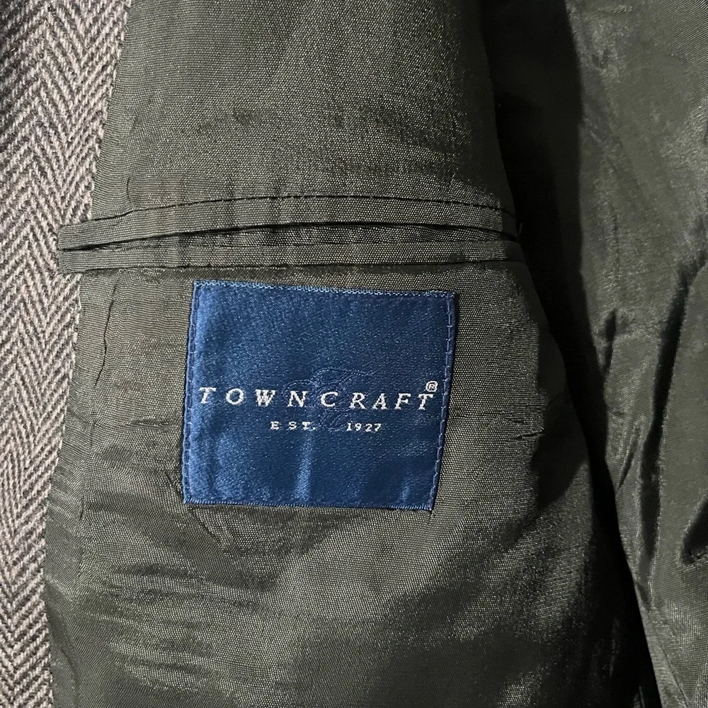 Men's‎ Gray Herringbone Blazer